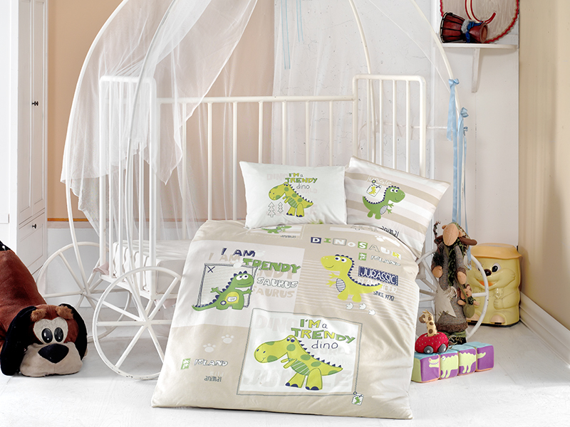 CLASY-ს ჩვილის თეთრეული (100% კოტონი) – კოდი: CL93 troodon