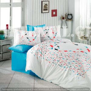 ორსაწოლიანი პოპლინი (Hobby- ს) – კოდი: Hob07 Delfona Blue