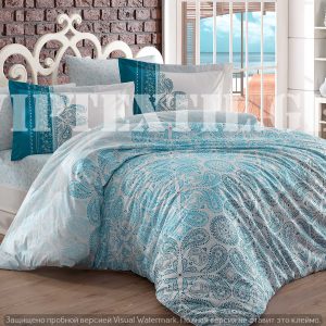 ორსაწოლიანი პოპლინი (Hobby- ს) – კოდი: Hob23 Irenen Blue