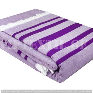 Hobby-ს პირსახოც-გადასაფარებელი- კოდი: Hobby Retro Peshtemal lila 02